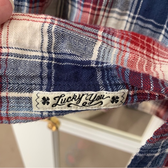 Lucky Brand Western Shirt w/pearl snaps - Picture 10 of 12